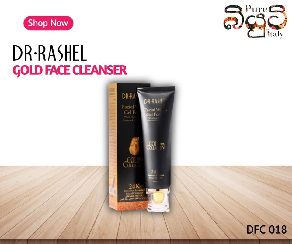 Dr.Rashel Facial Wash Gel Foam Gold and Collagen 100ml