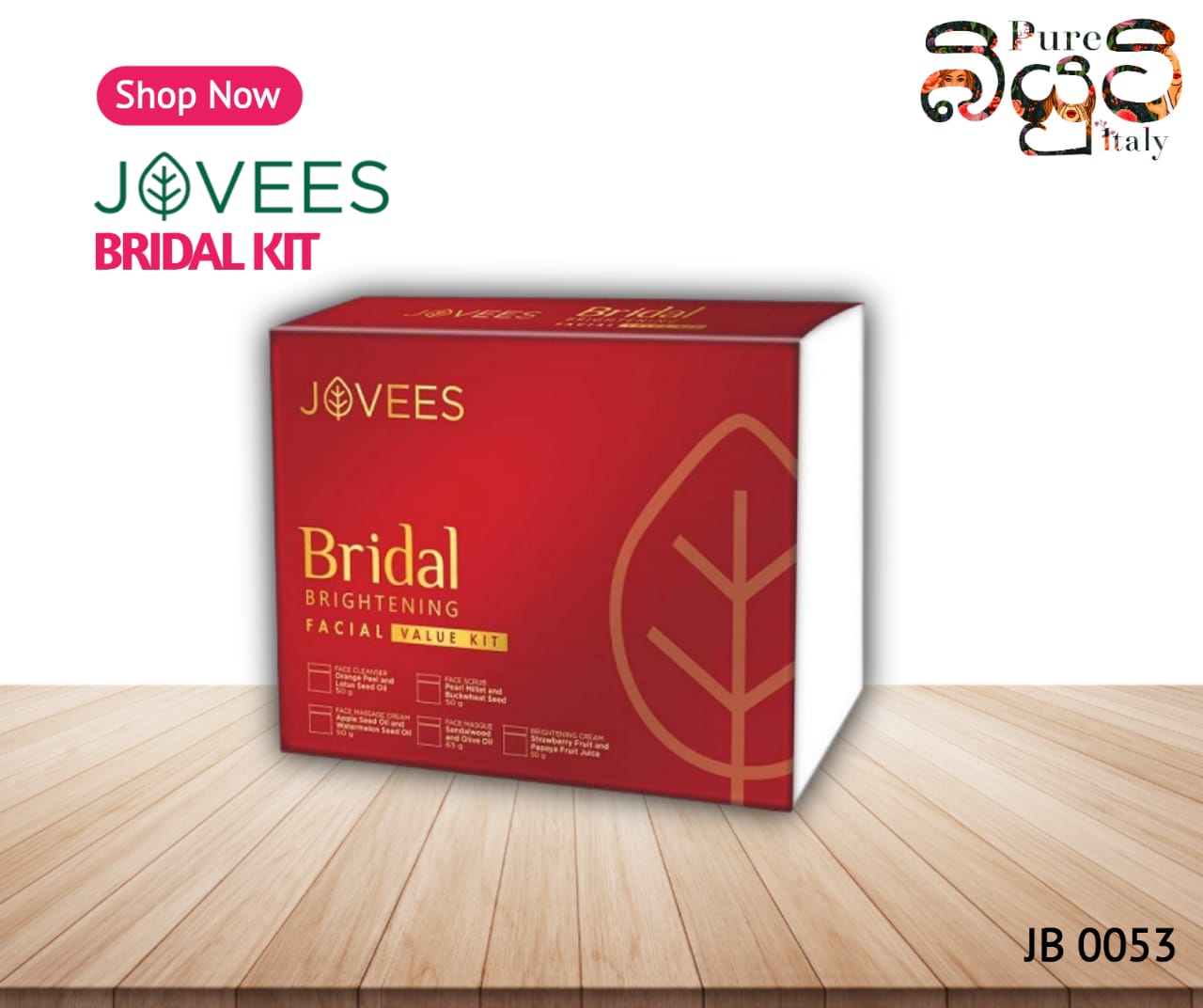 JOVEES Herbal Bridal Brightening Facial Value Kit