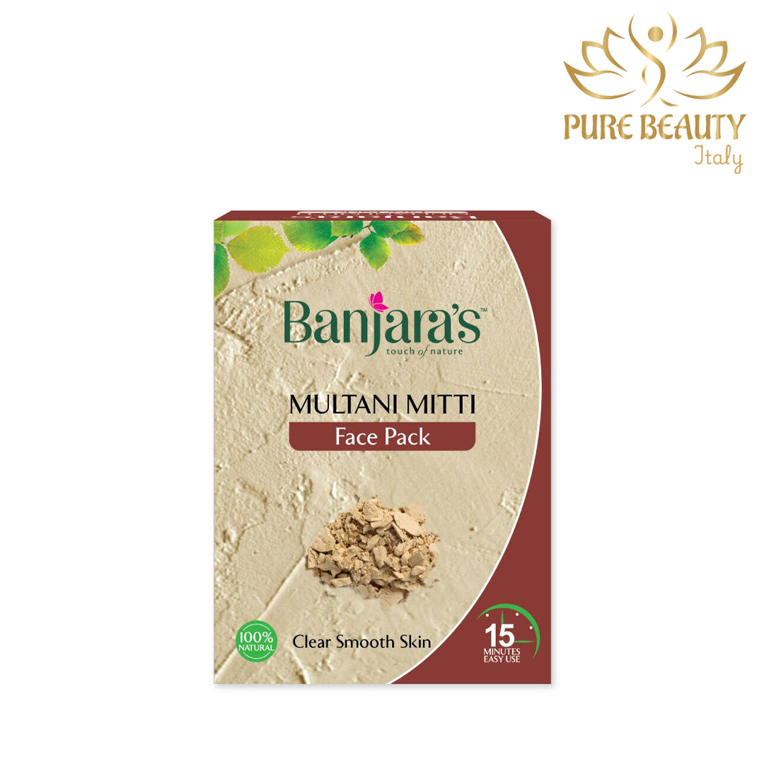 Banjara's Multani Mitti + Sandal Face Pack Powder 100gms (5*20gms)