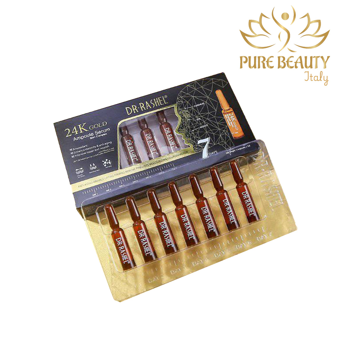 DR RASHEL 24K Gold Anti-aging Ampoule Serum 2ml*7pcs