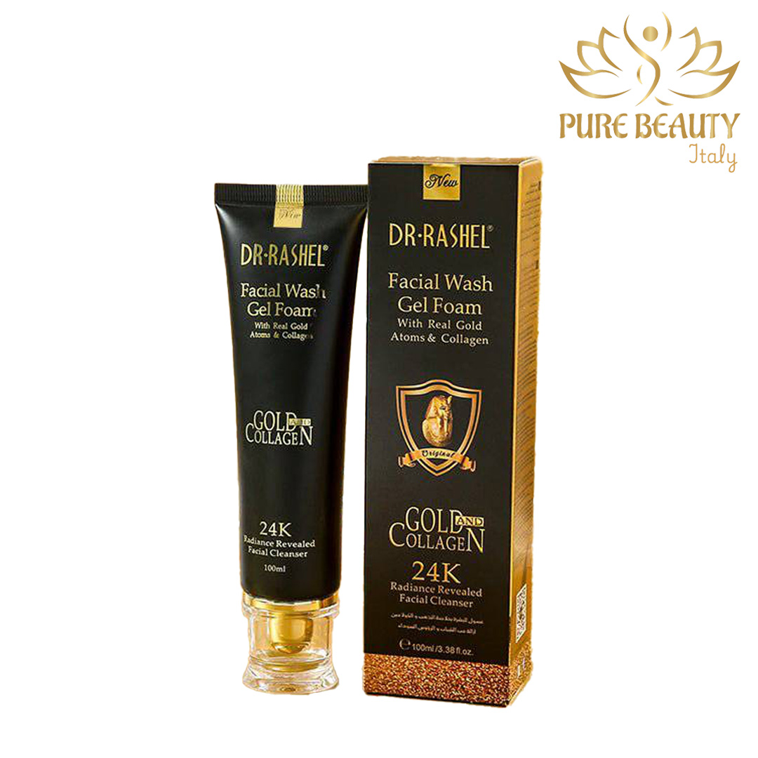 Dr.Rashel Facial Wash Gel Foam Gold and Collagen 100ml